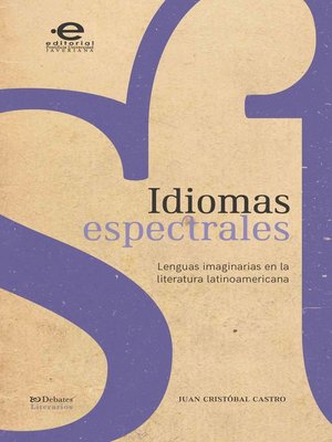 cover image of Idiomas espectrales